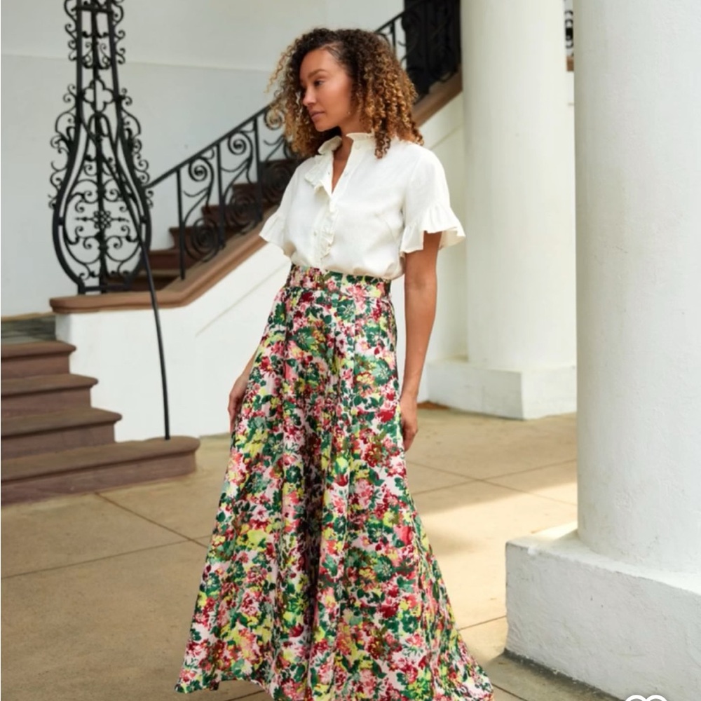 Abbey Glass Maxi Skirt